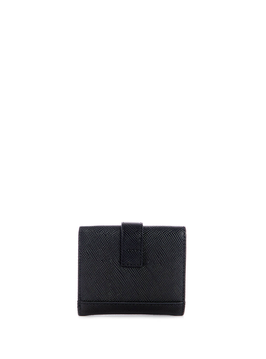 GUESS Womens Black Cordelia Petite Trifold Wallet VG813038 Back View