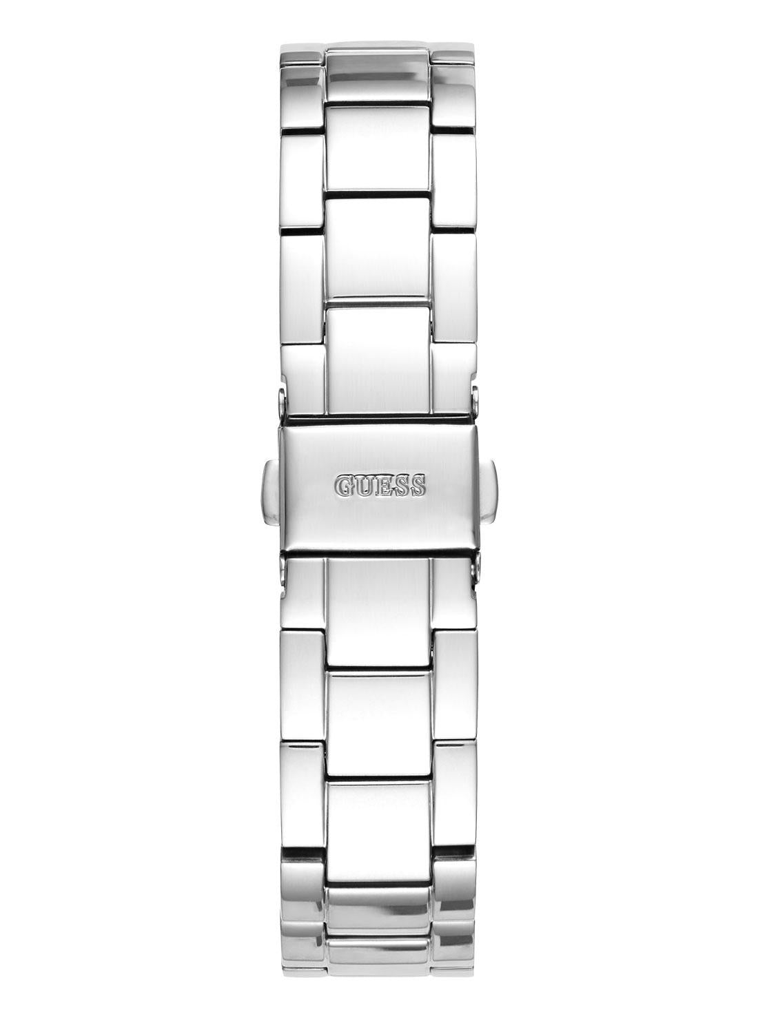 GUESS Womens Silver Gemini Crystal Watch W1293L1 Back View