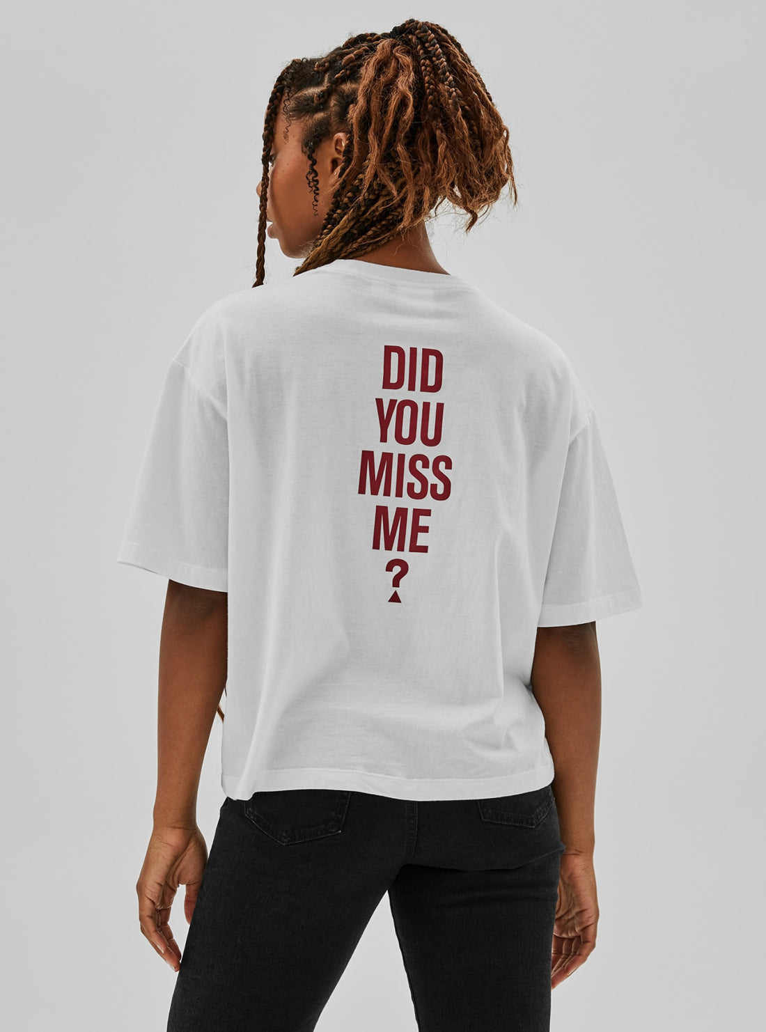 GUESS Womens GUESS Originals x Anna Nicole Smith White Kendra Graphic Oversized T-Shirt W1BI42K9YD1 Back View