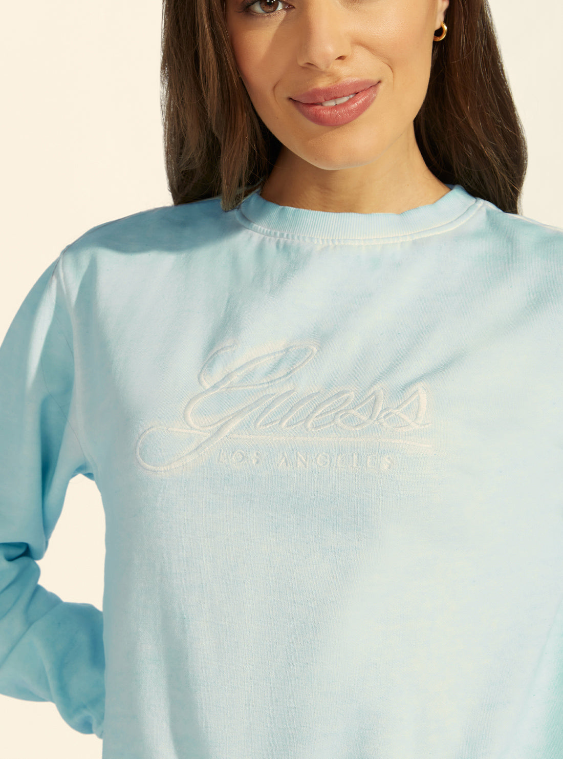 GUESS Womens Celestite Valerya Logo Jumper Detail View