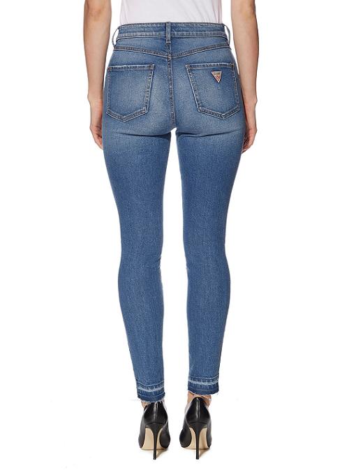 GUESS Womens High-Rise 1981 Skinny Denim Jean in Venus Wash W83AB4D3E40 Back View