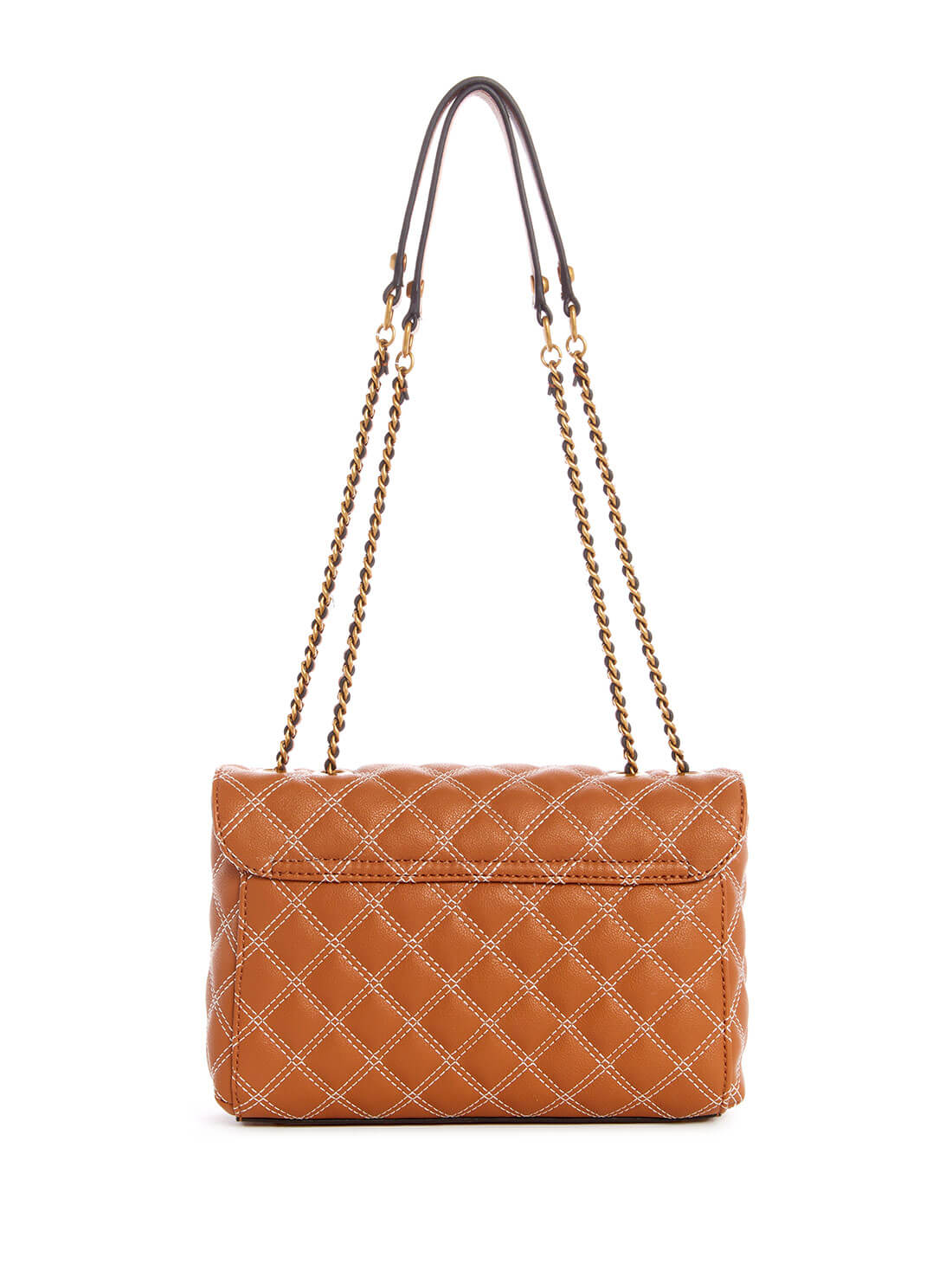 GUESS Womens  Brown Cessily Crossbody Bag ZB767921 Back View