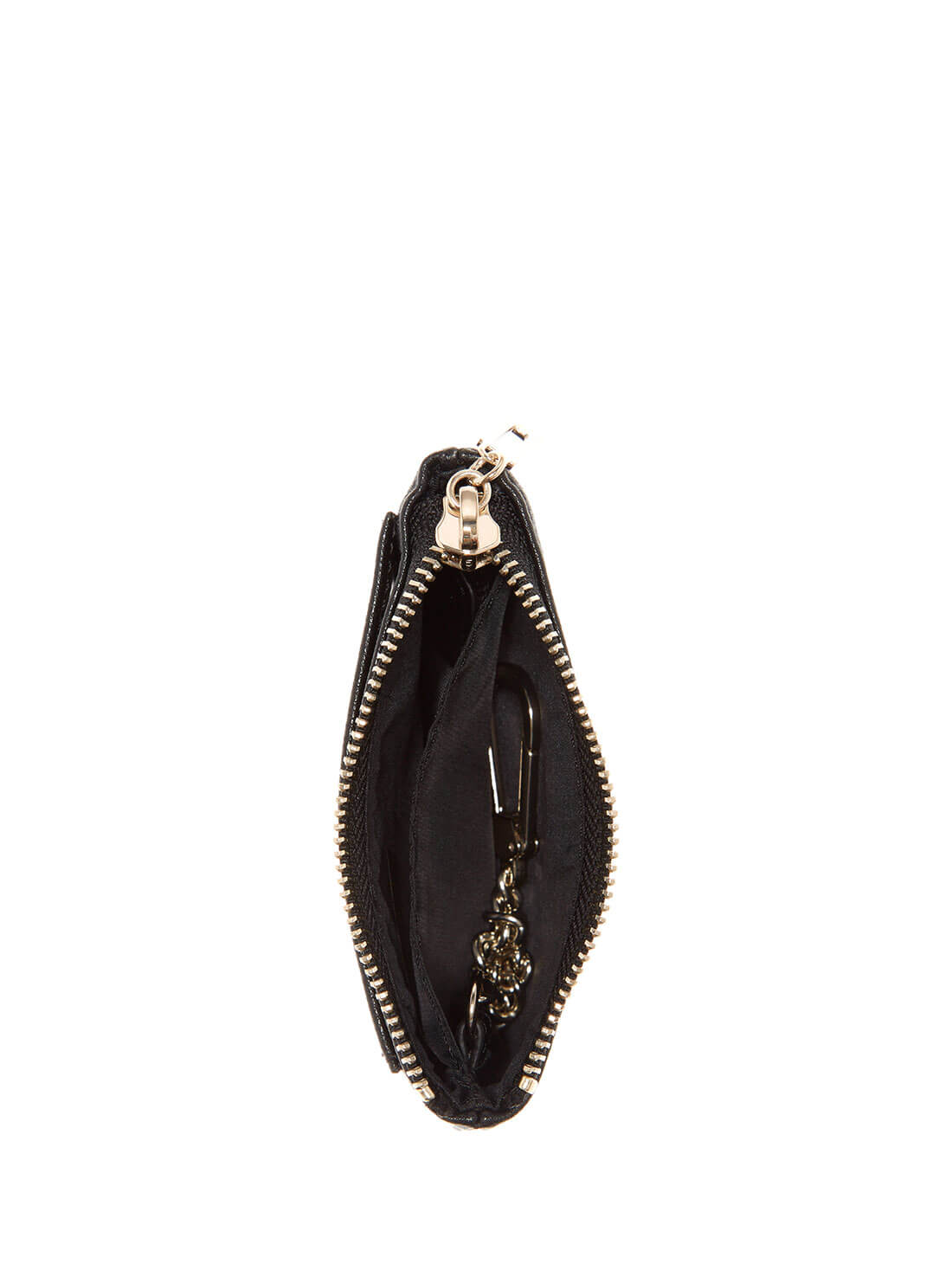 GUESS Womens  Black Noelle Pouch ZG787934 Inside View
