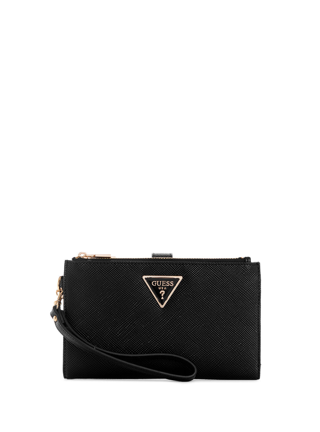 GUESS Womens  Black Laurel Organiser Wallet ZG850057 Front View