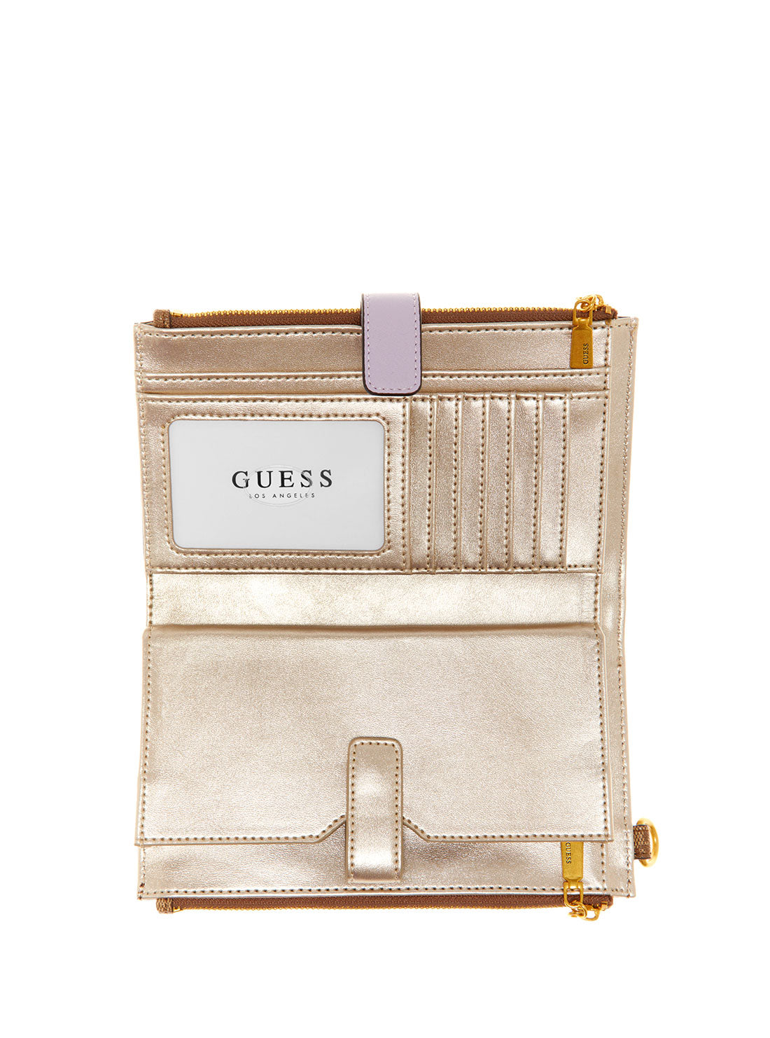 GUESS Womens  Brown Laurel Organiser Wallet ZG850057 Inside View