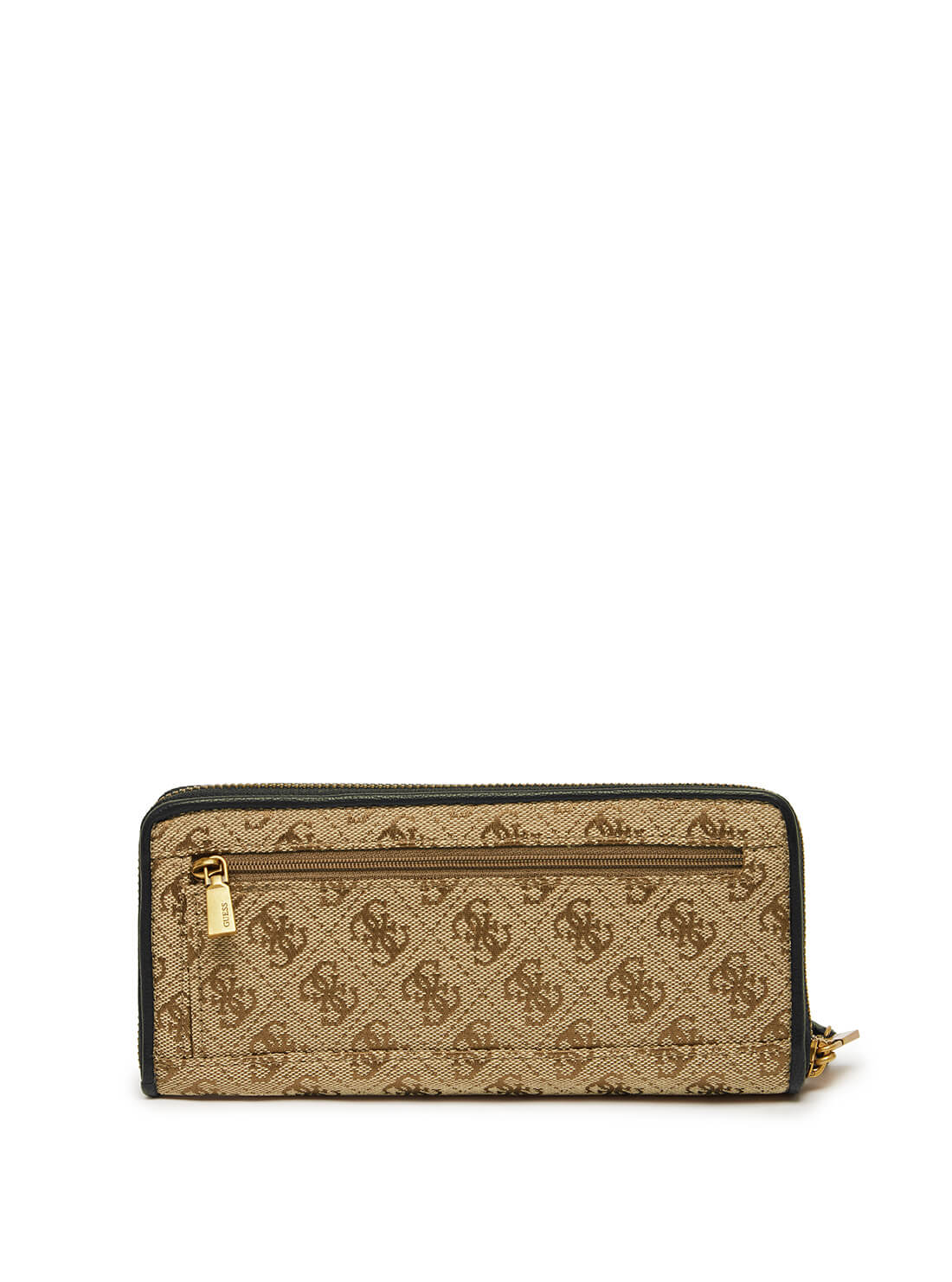 GUESS Womens  Brown Black Aviana Large Wallet JB841446 Back View