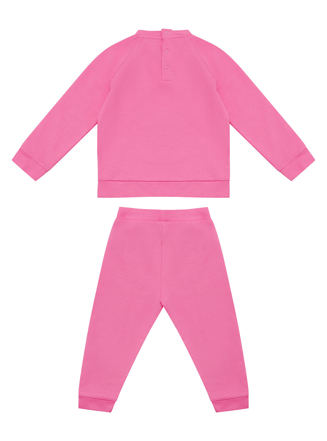 GUESS Baby Girl Pink Ballerina Top And Pants 2-Piece Set (3-24m) A1YG05KAE20 Back View