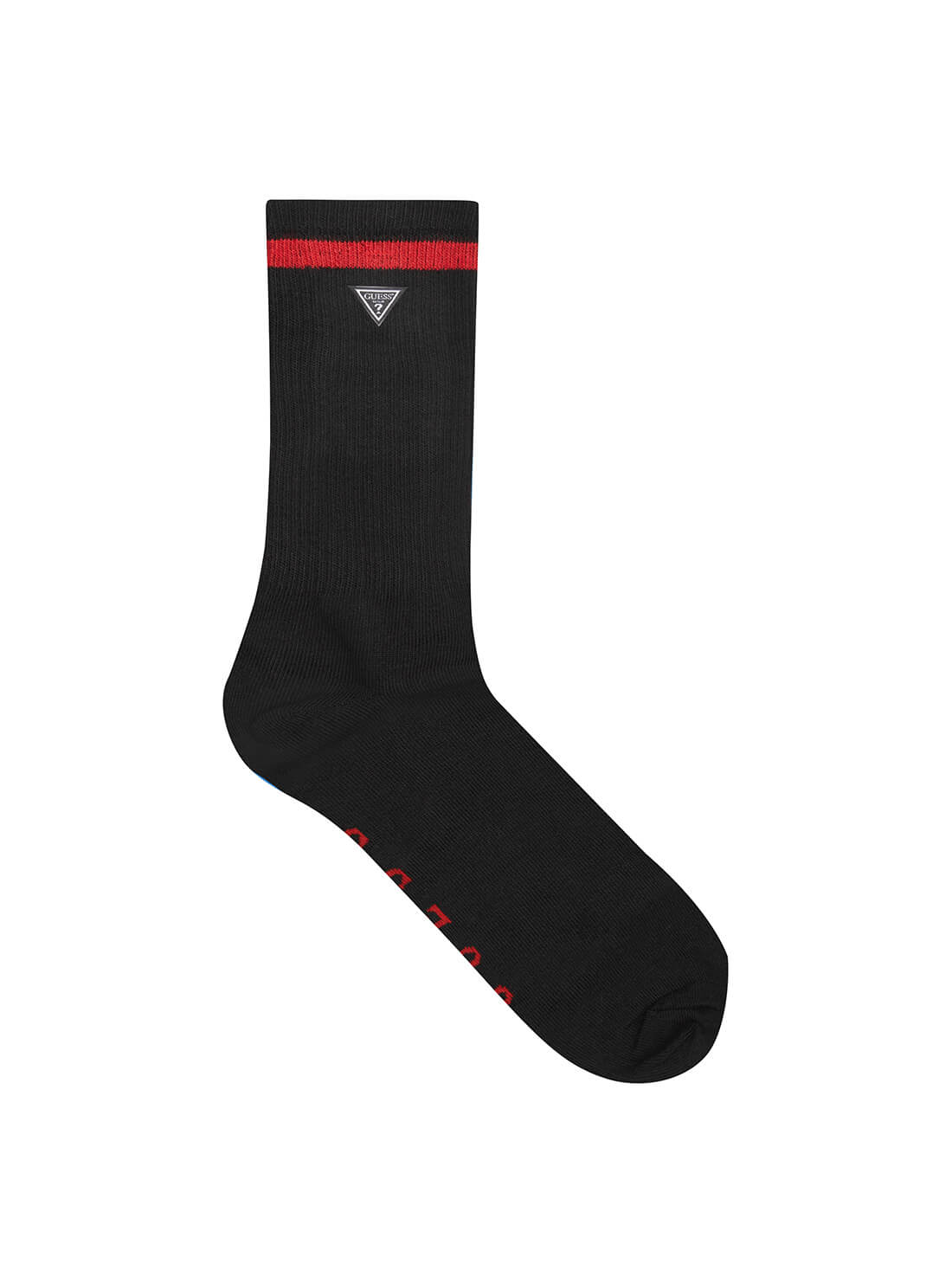 GUESS Mens Black and Red Boxer Brief And Socks 2-Piece Set U1BG01K6YW1 Sock View
