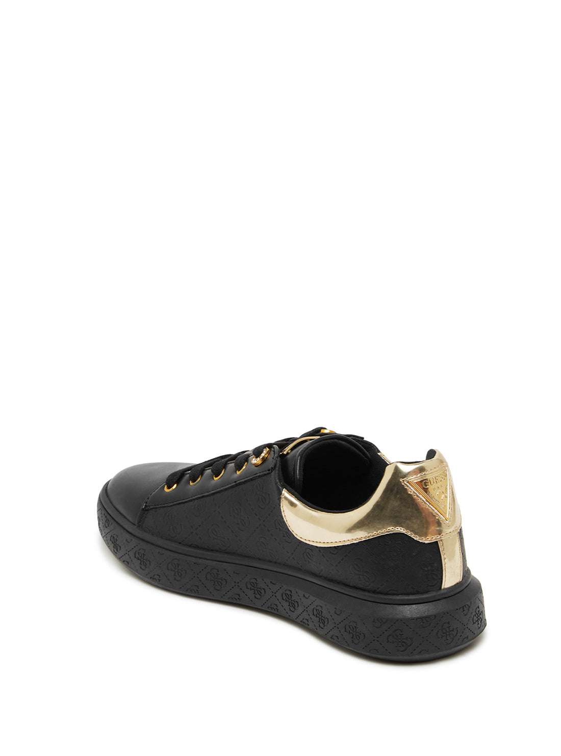 GUESS Women's  Black Bucky Sneakers BUCKY Back View