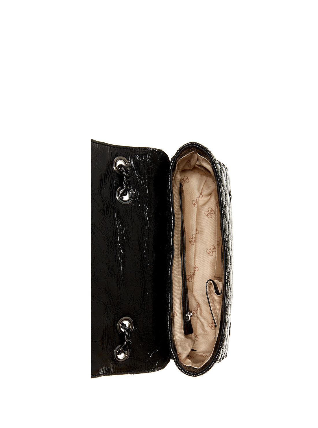 guess Black Cessily Convertible womens Crossbody inside view