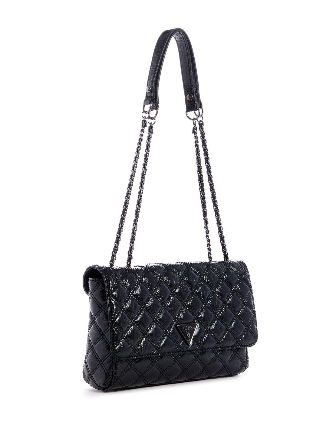 guess Black Cessily Convertible womens Crossbody side view