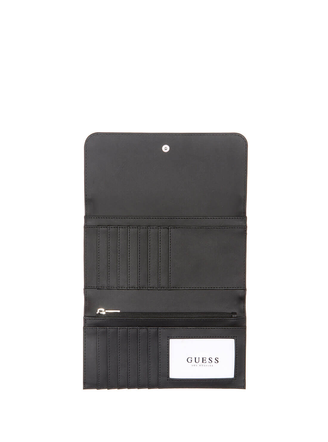 GUESS Womens  Black Croc Multi Clutch CG787066 Inside View
