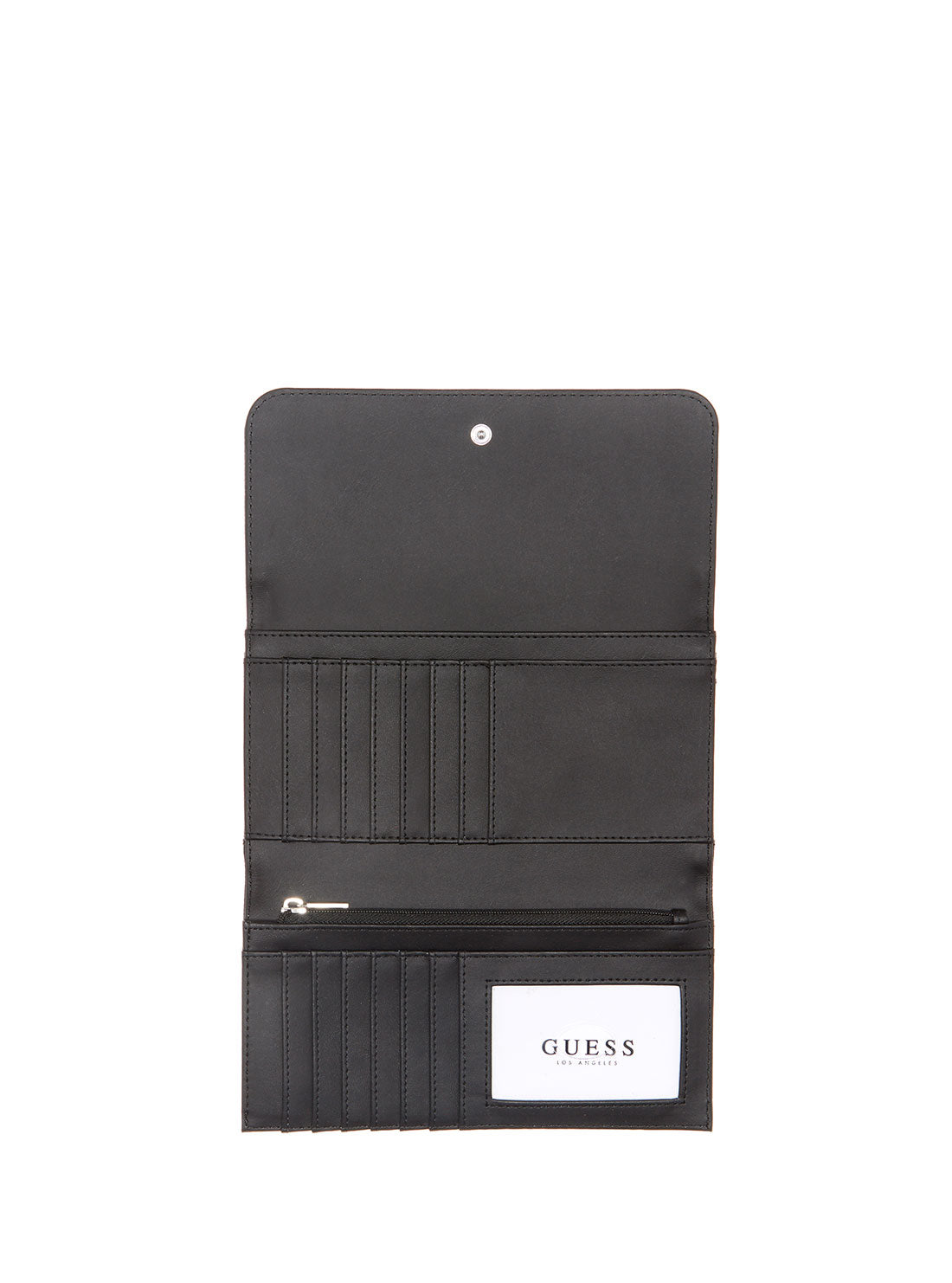 GUESS Womens Black Katey Multi Clutch QN787066 Inside View