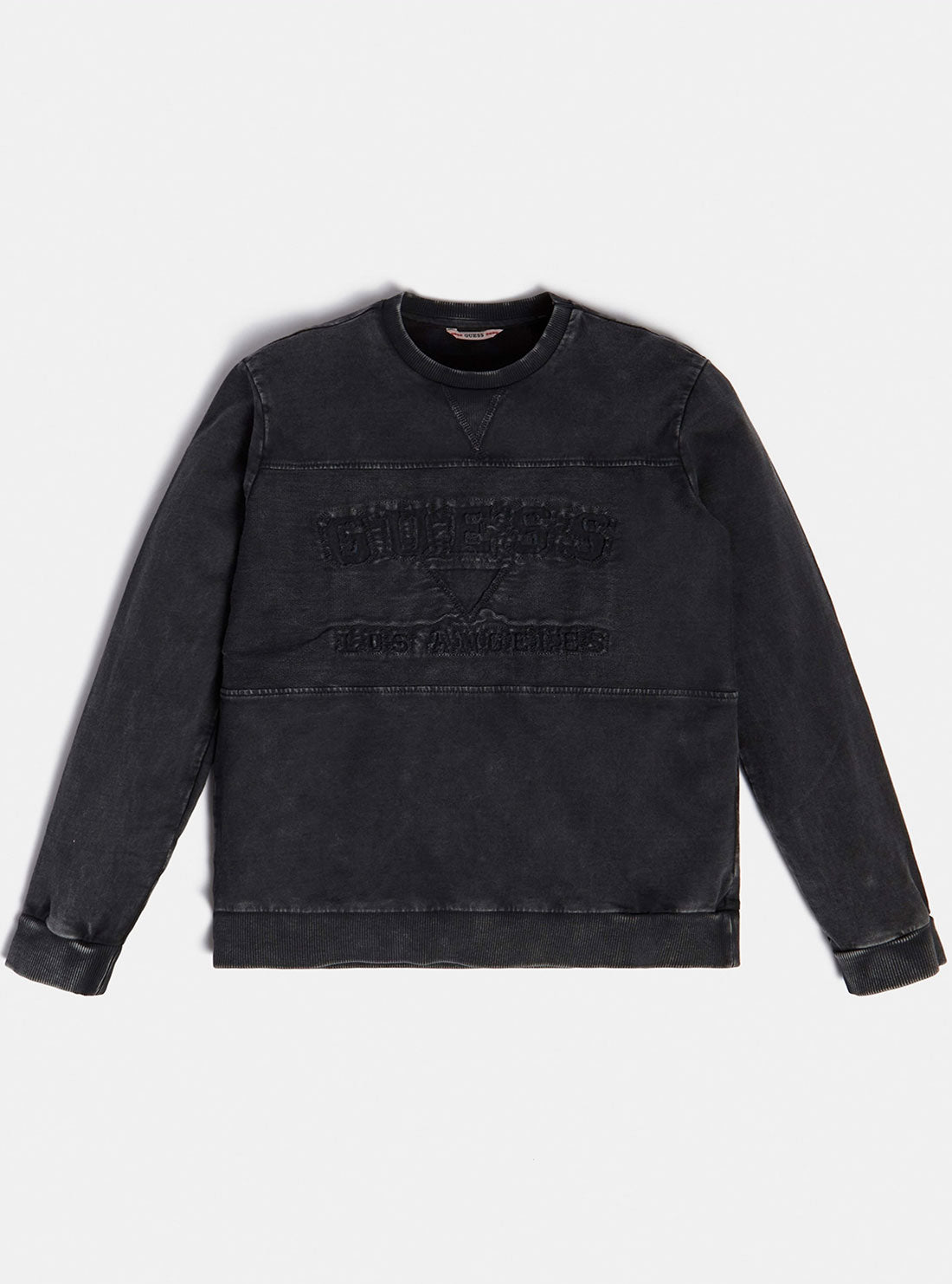 GUESS Big Boy Black Logo Active Jumper (7-16) L1YQ04KA6R0 Front View