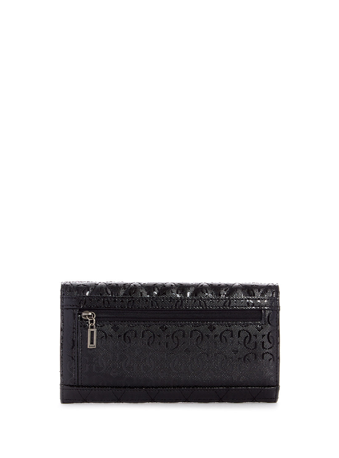 GUESS Womens Black Quilted Noelle Multi Clutch GN787966 Back View