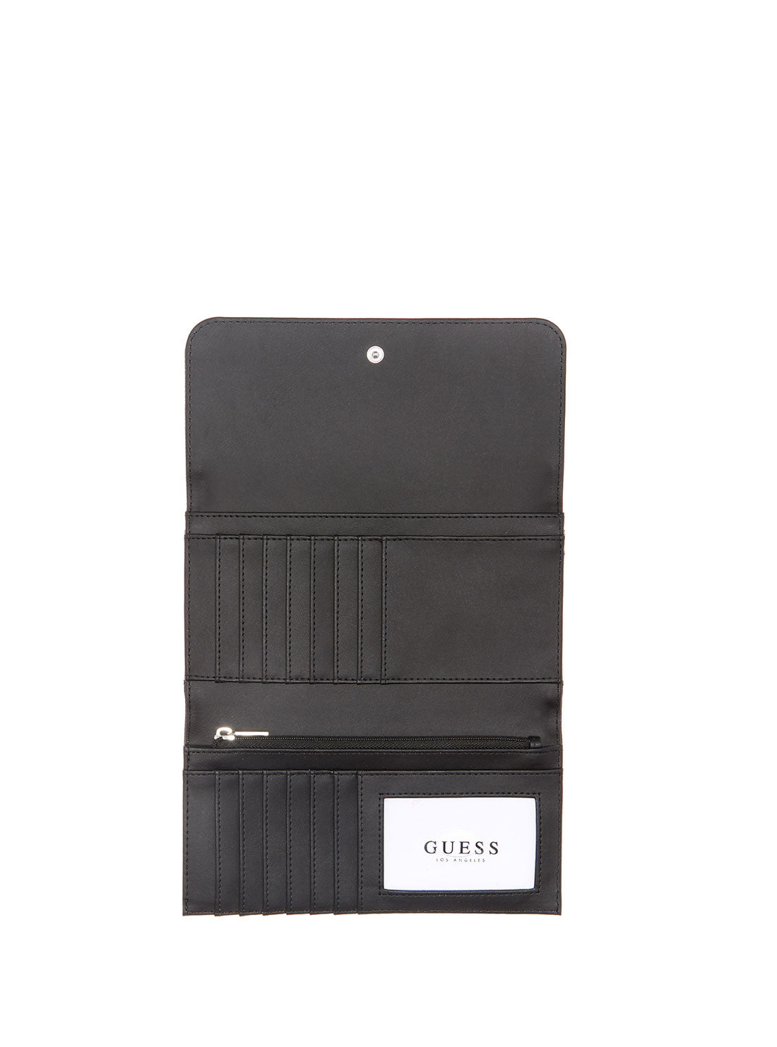 GUESS Womens Black Quilted Noelle Multi Clutch GN787966 Inside View