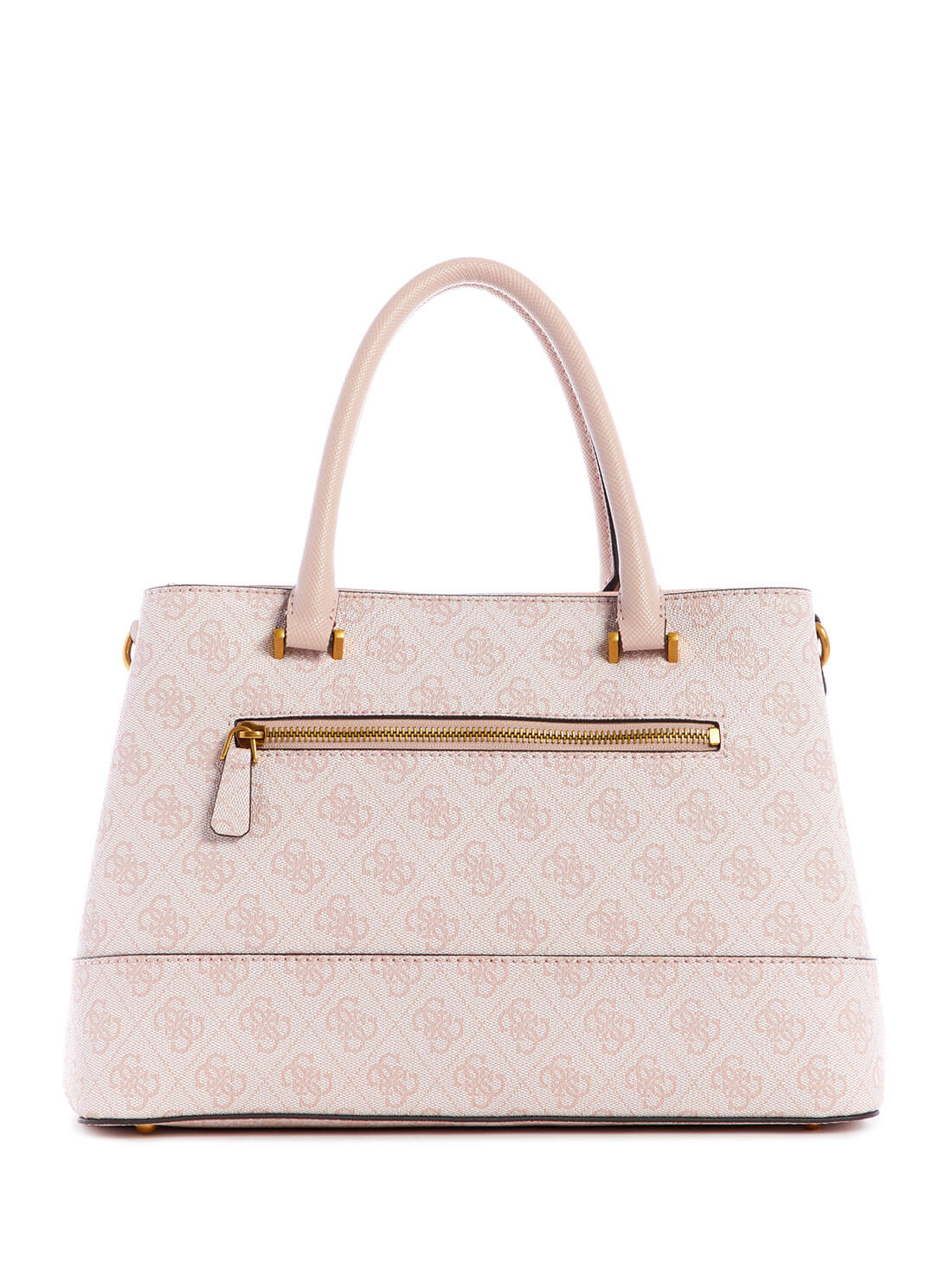 GUESS Women's Blush Pink Cordelia Logo Luxury Satchel BB837706 Back View