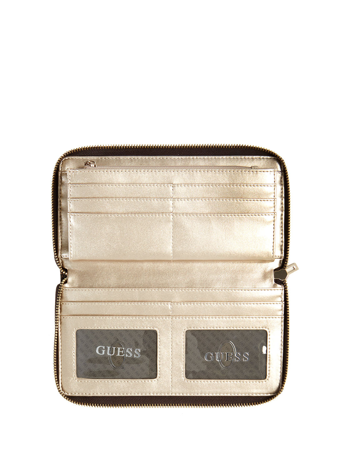GUESS Womens Pink Noelle Cheque Organiser Wallet GG787963 Inside View