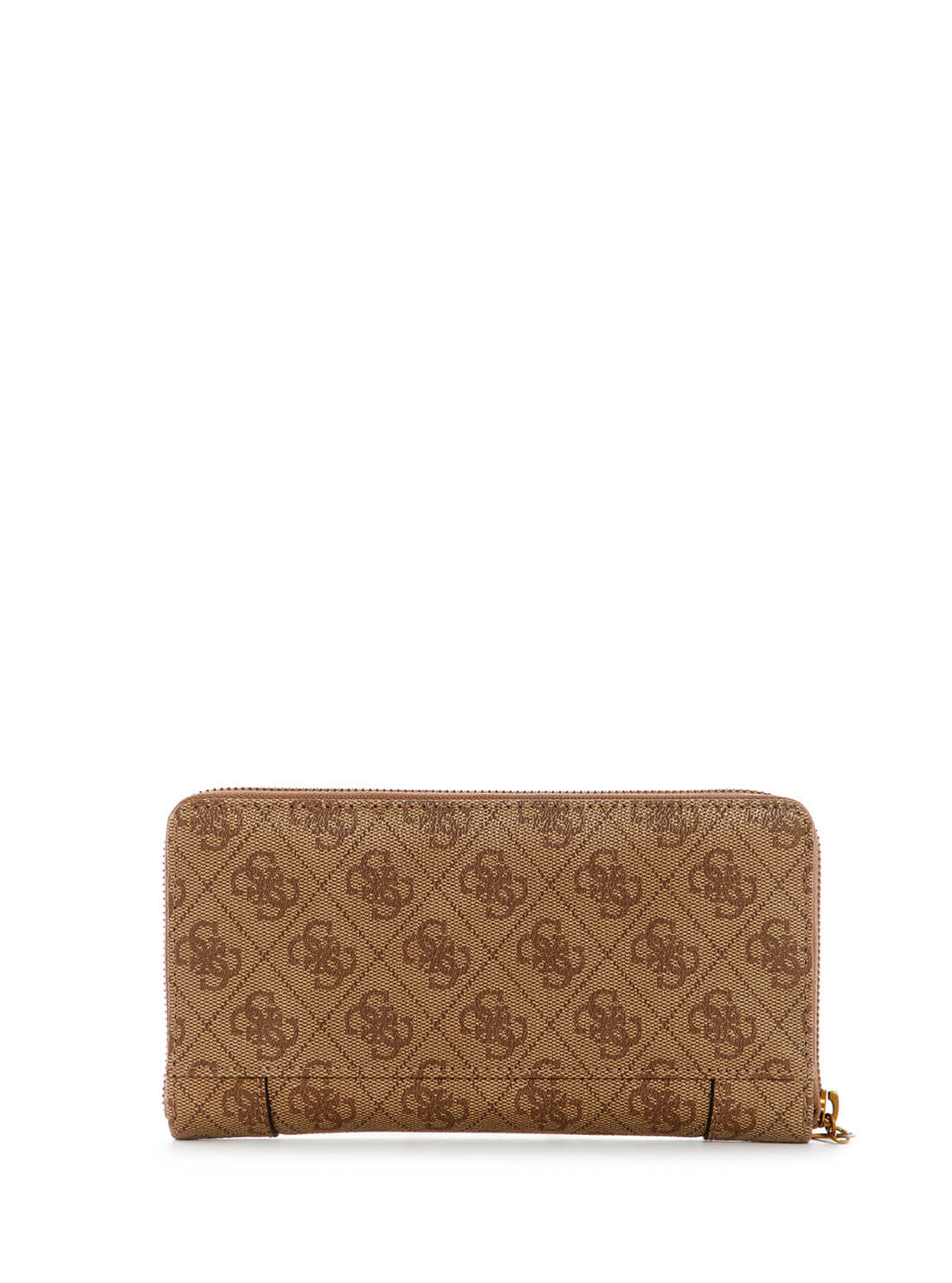 GUESS Womens Brown Logo Naya Cheque Organiser Wallet SB788163 Back View