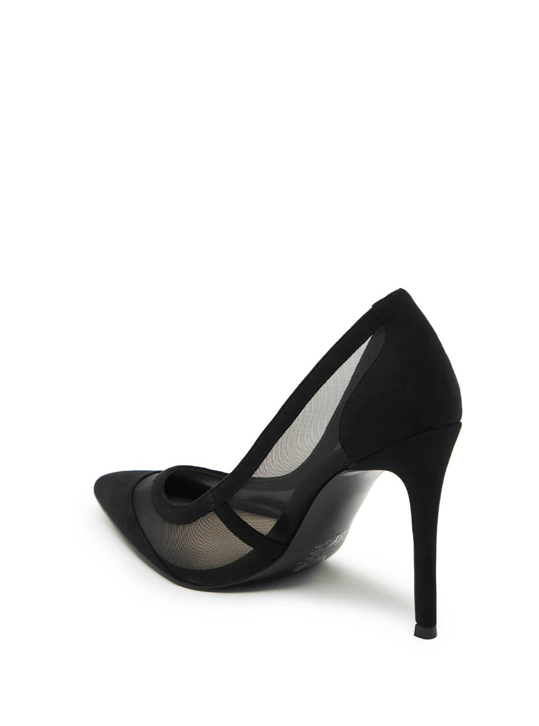GUESS Womens  Black Ciera Pump Heels CIERA-A Back View