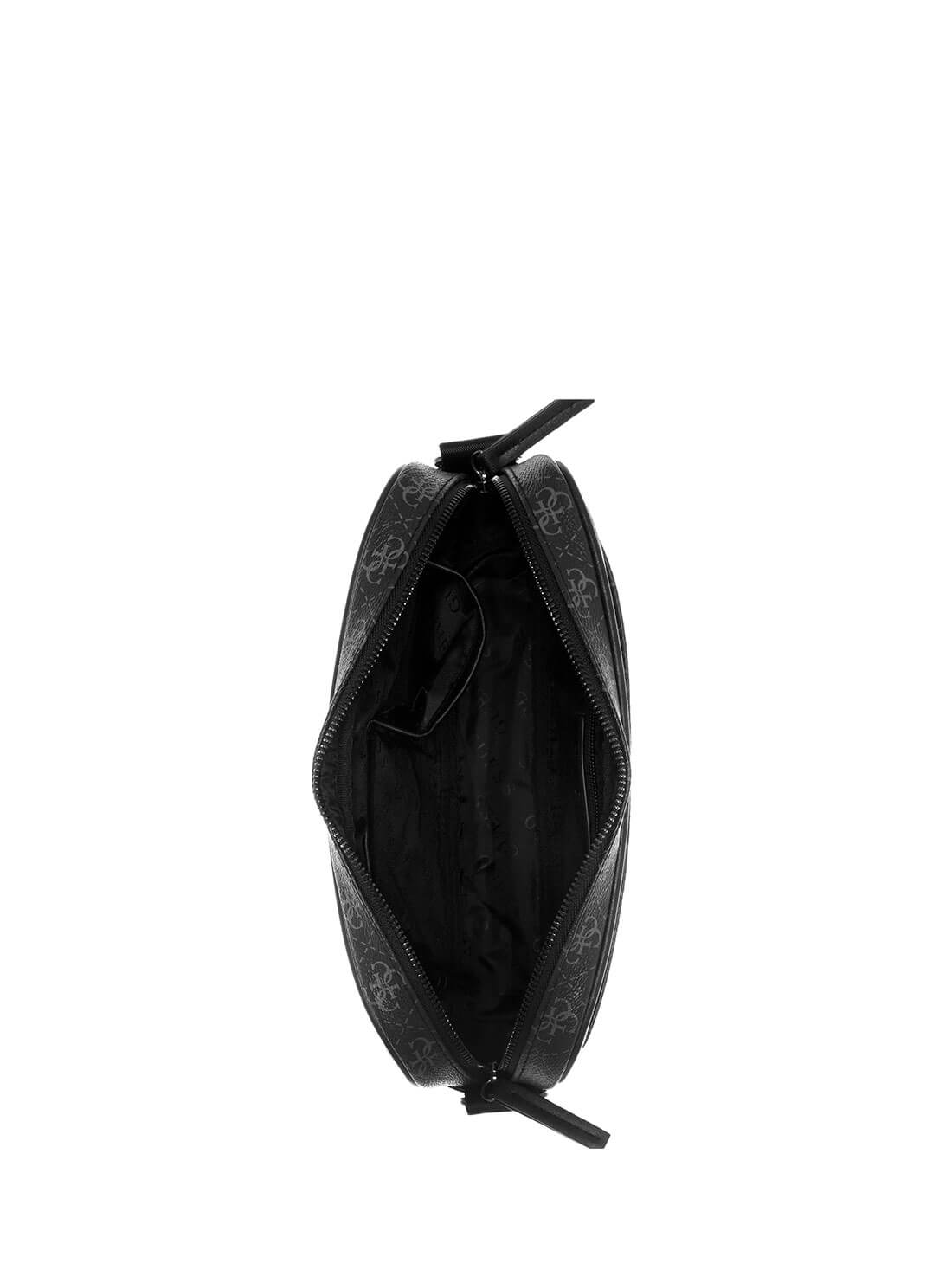 GUESS Mens Black Ave Crossbody SG835592 Inside View