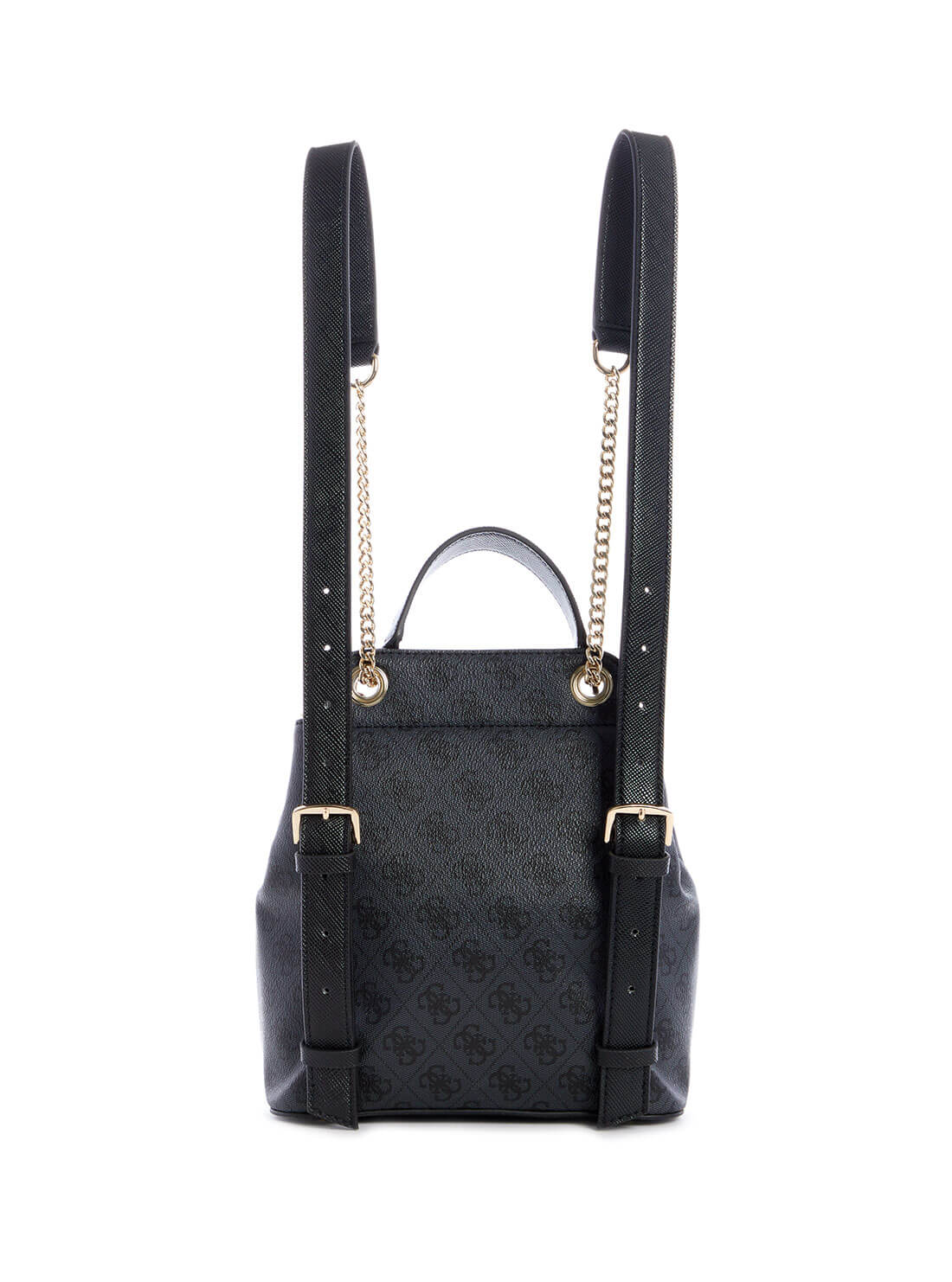 GUESS Women's Black Cordelia Logo Backpack BG837731 Back View