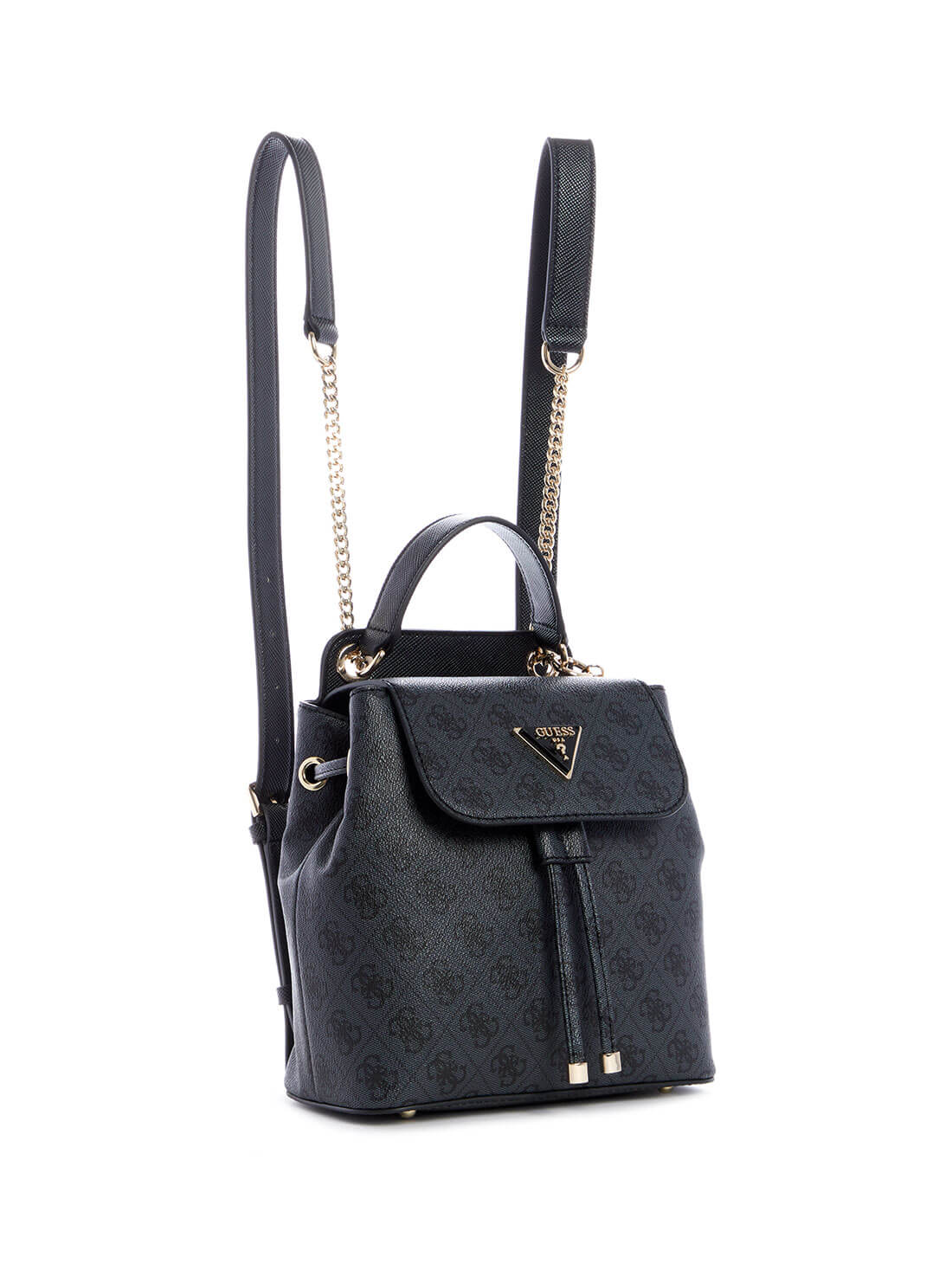 GUESS Women's Black Cordelia Logo Backpack BG837731 Front Side View