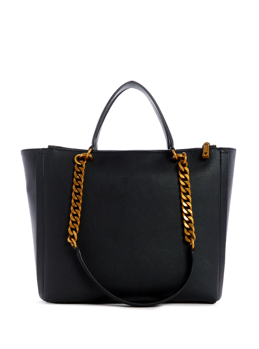 GUESS Womens  Black Destiny Society Tote Bag VB787823 Back View