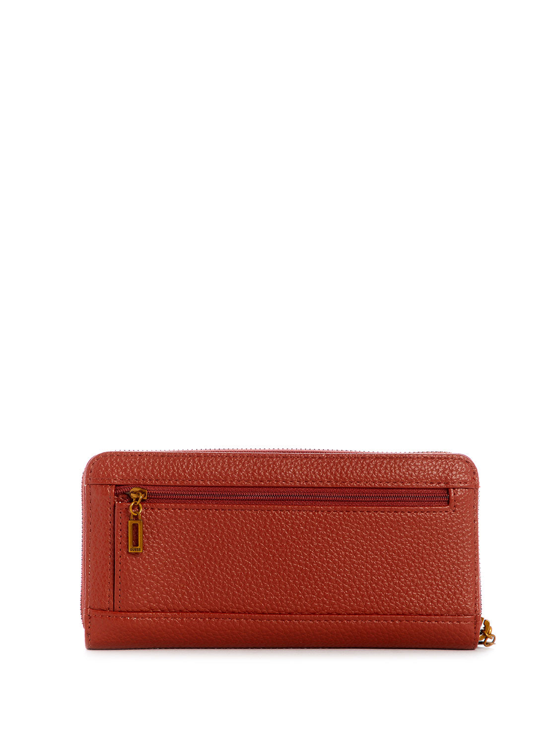 GUESS Womens Whiskey Brown Downtown Chic Large Wallet VB838546 Back View