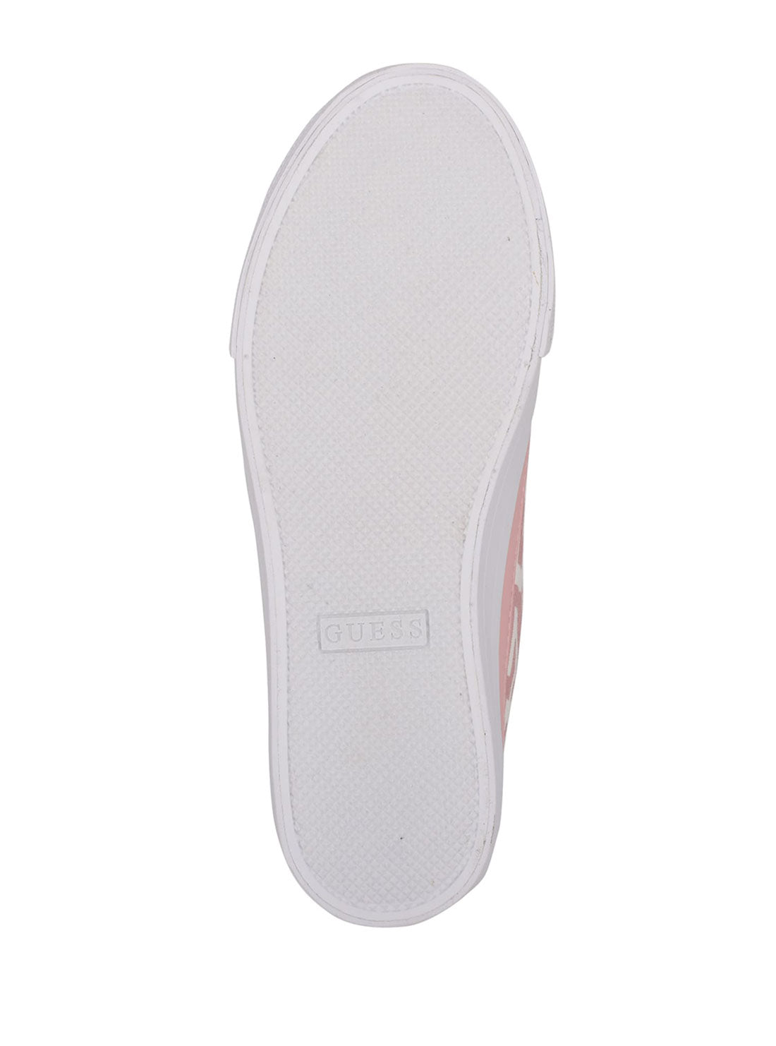 GUESS Womens Pink G-Logo Leenie Low Top Sneakers GWLEENIE Under View