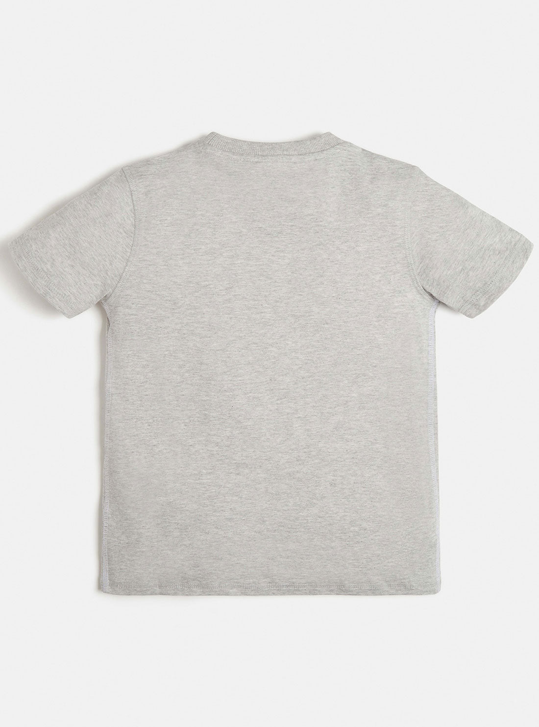 GUESS Big Boy Grey Graphic Logo T-Shirt (7-16) L1YI01K8HM0 Back View