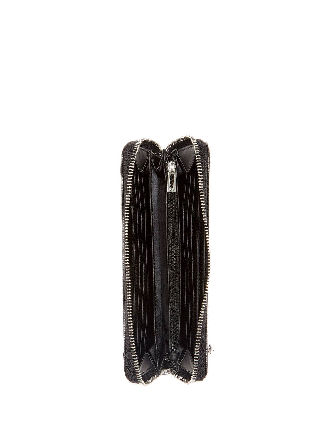 GUESS Womens  Black Hensely Large Wallet VB811346 Inside View