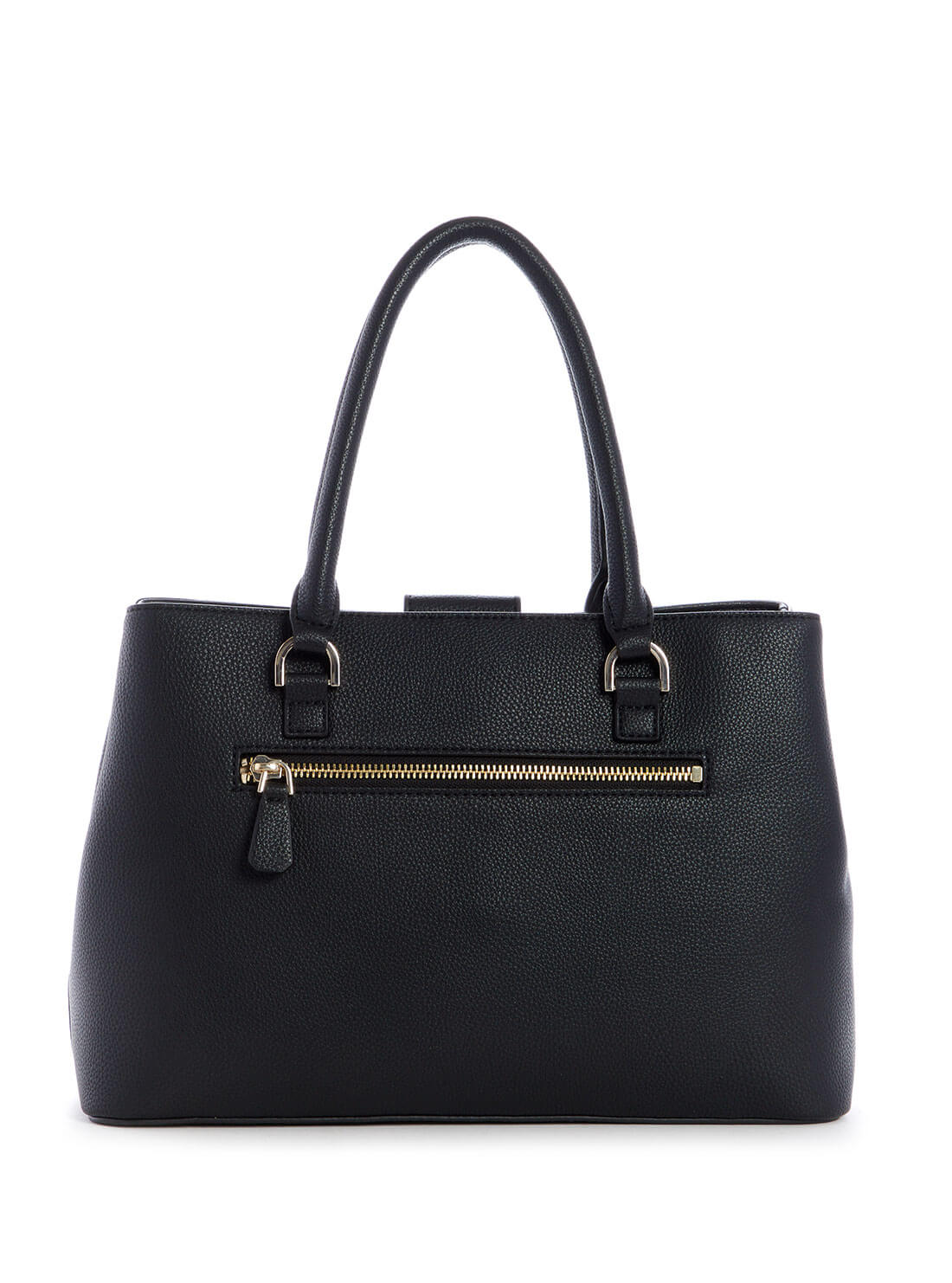 GUESS Womens Black Jardine Satchel VG838606 Back View