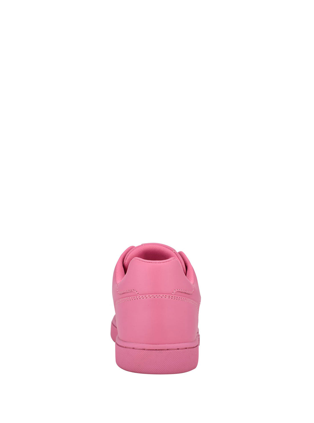 GUESS Womens  Pink Julien Embossed Low-Top Sneakers JULIEN2-A Back View