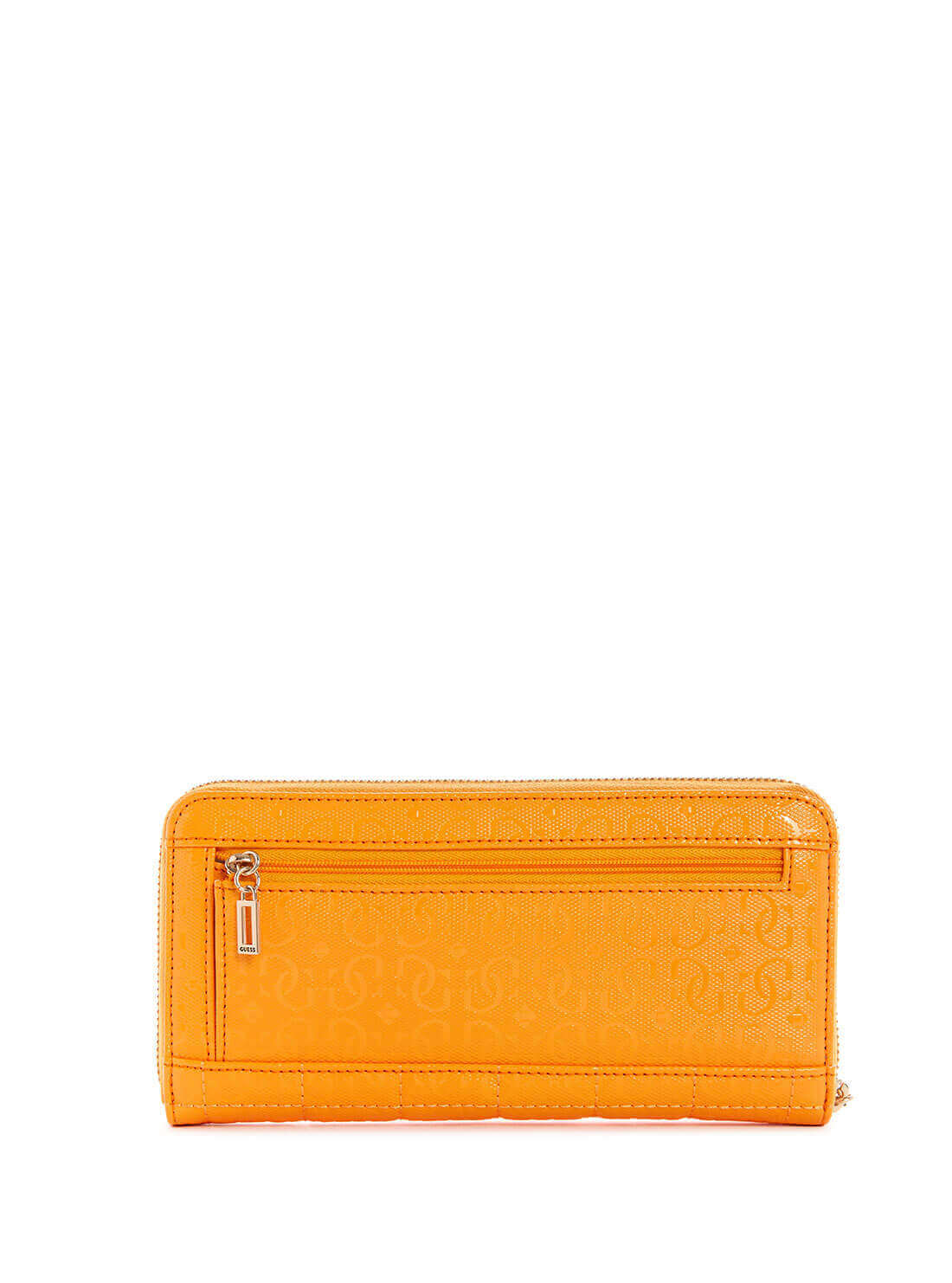 GUESS Womens Orange Kobo Quattro G Large Wallet GG841146 Back View