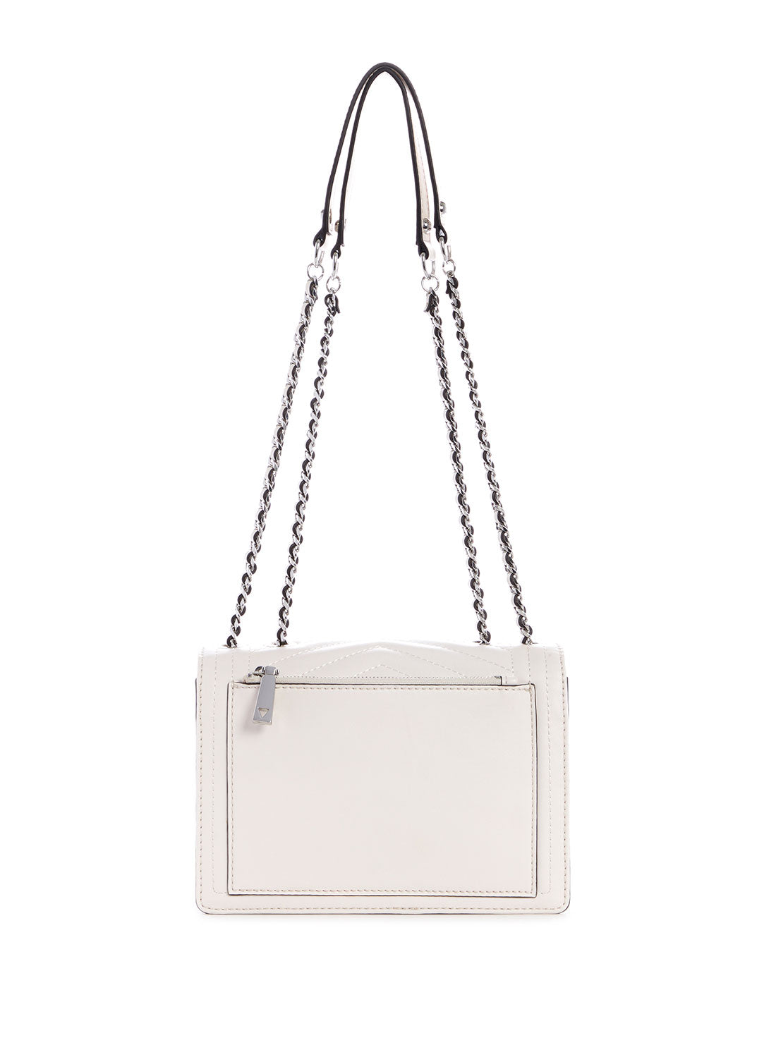 GUESS Womens White Lida Convertible Crossbody Bag VY812721 Back View