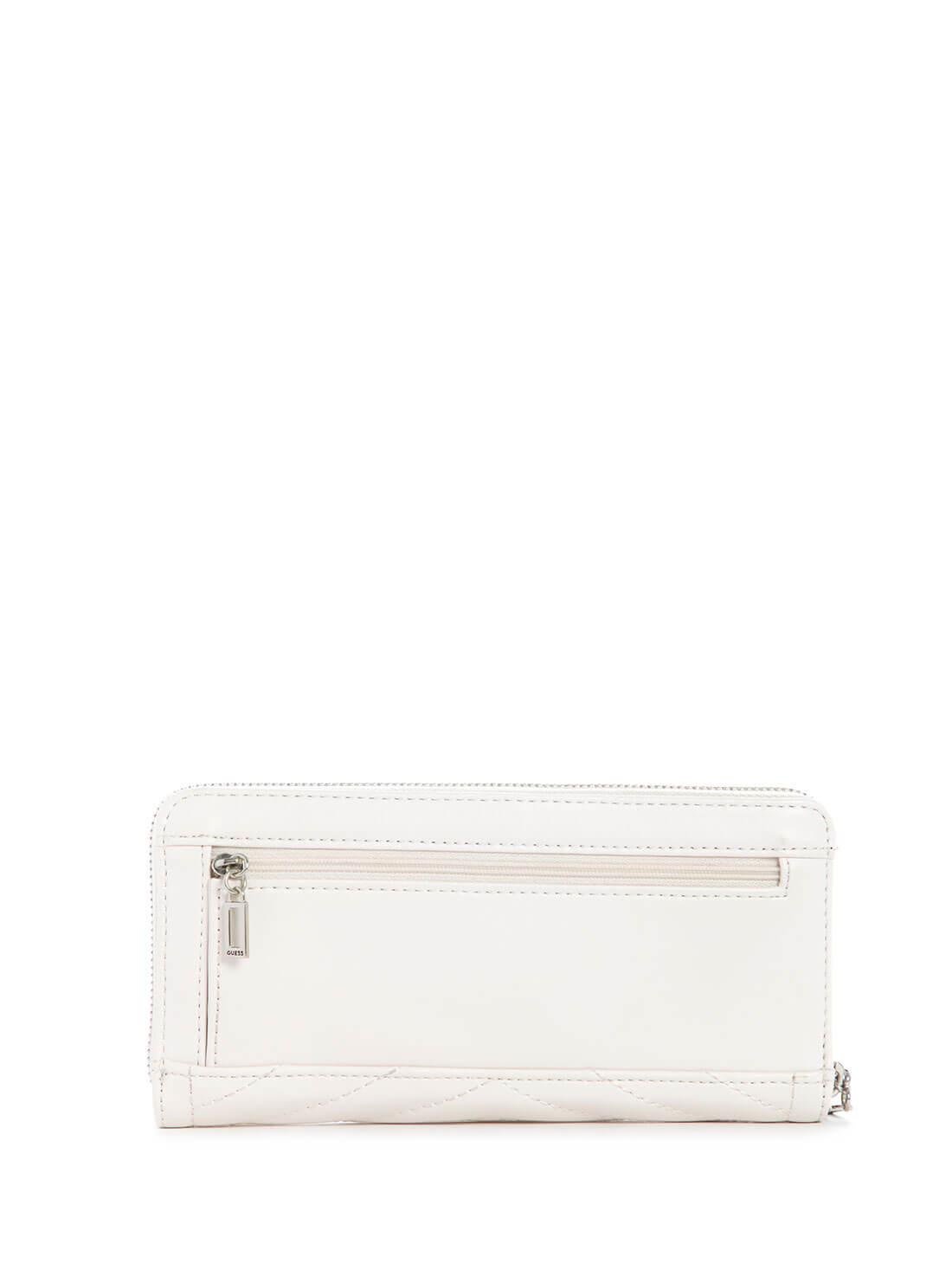 GUESS Womens White Lida Large Wallet VY812746 Back View