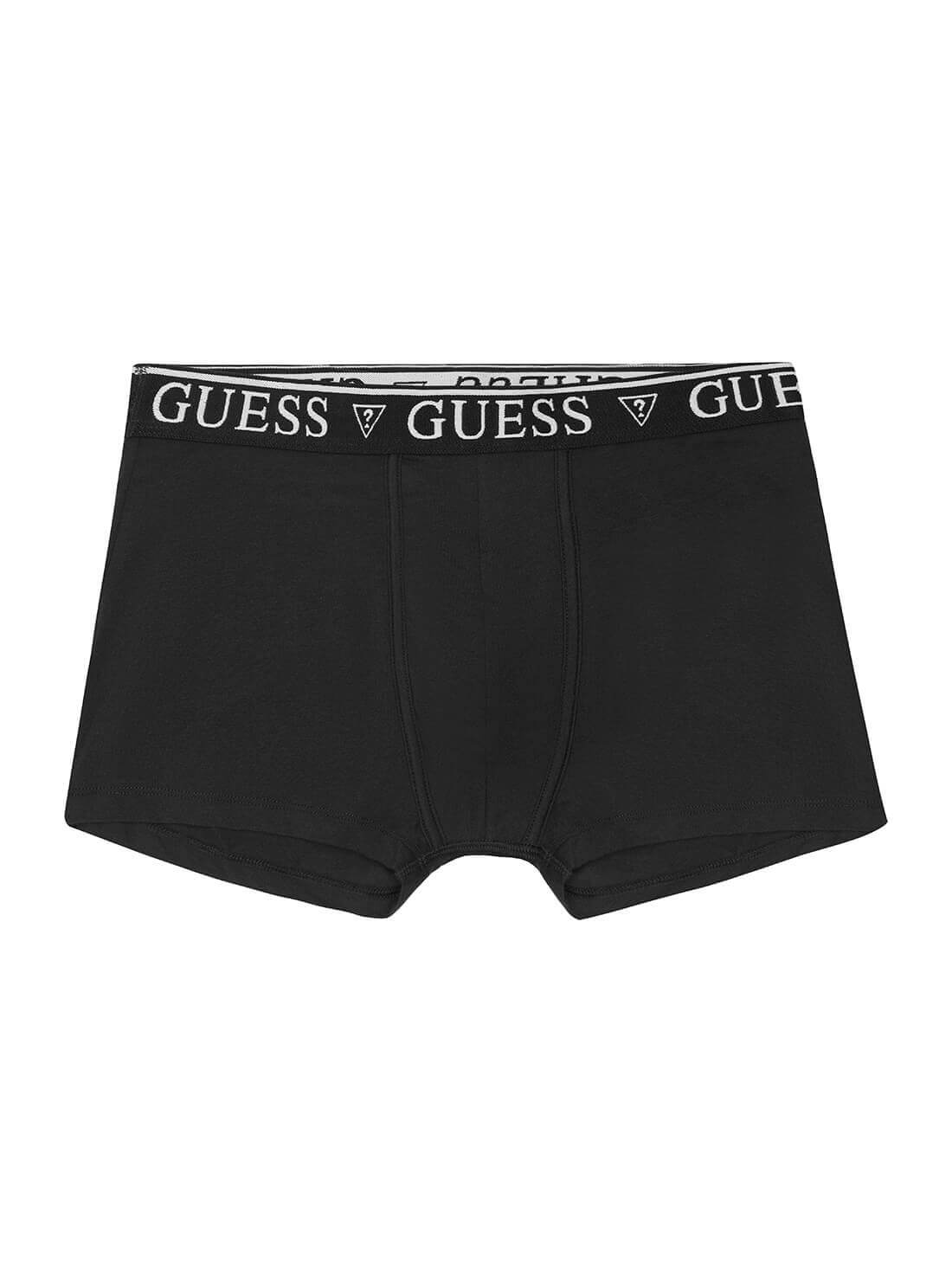GUESS Mens Multi Logo Boxer Brief 5-Piece Set U94G16K6YW1 Black View