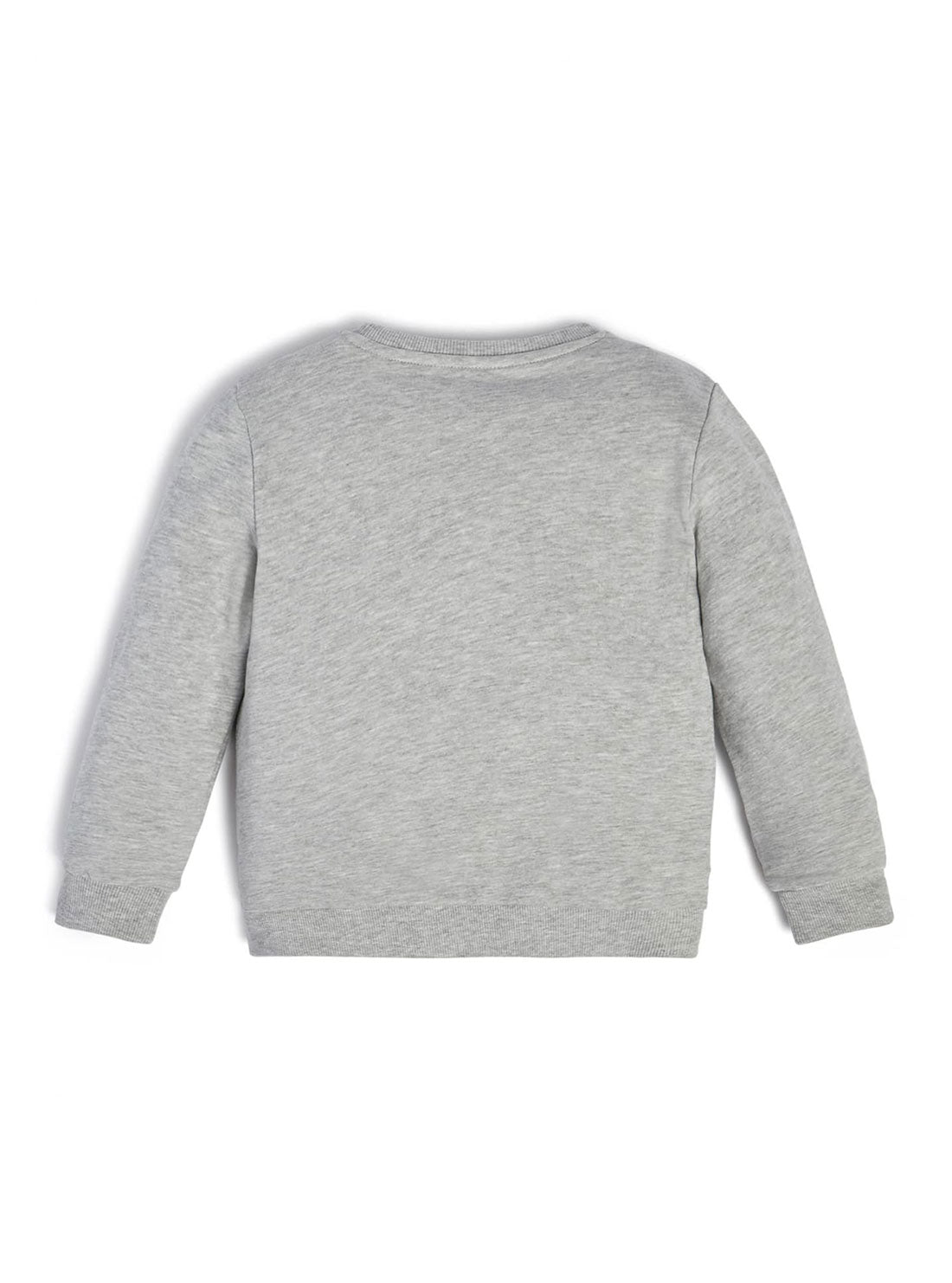 GUESS Little Boys Grey Logo Fleece Jumper (2-7) N73Q10KAUG0 Back View
