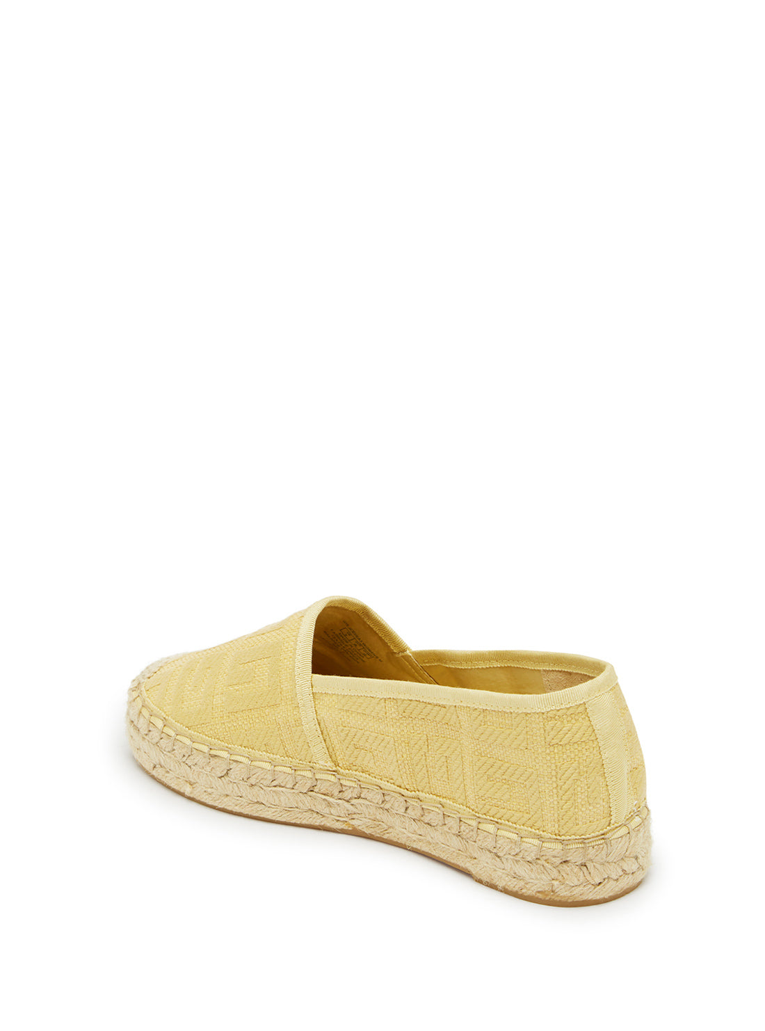 GUESS Womens  Yellow Logo Jessea Espadrilles JESSEA3 Back View