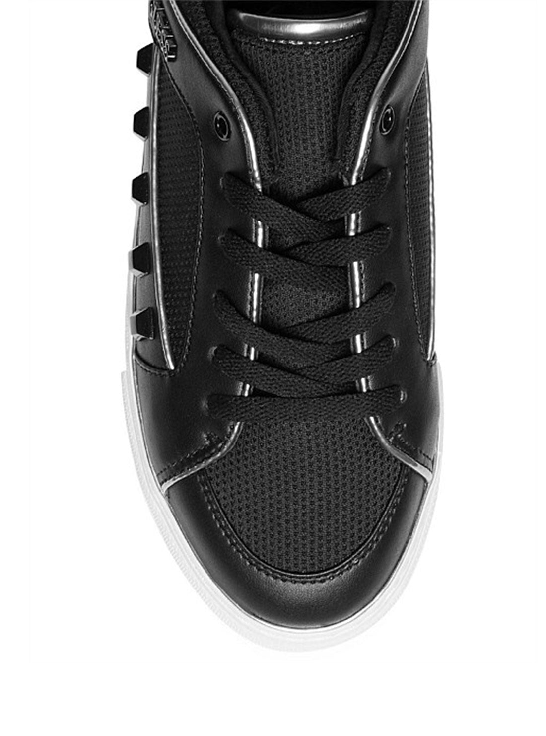 GUESS Womens Black Low-Top Stud Gallina Sneakers GALLINA-A Top View
