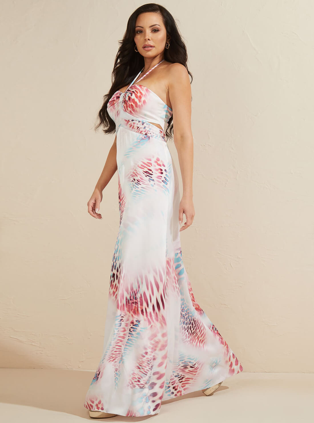 GUESS Women's Marciano Print Amazon Maxi Dress 1YGK587099Z Full View