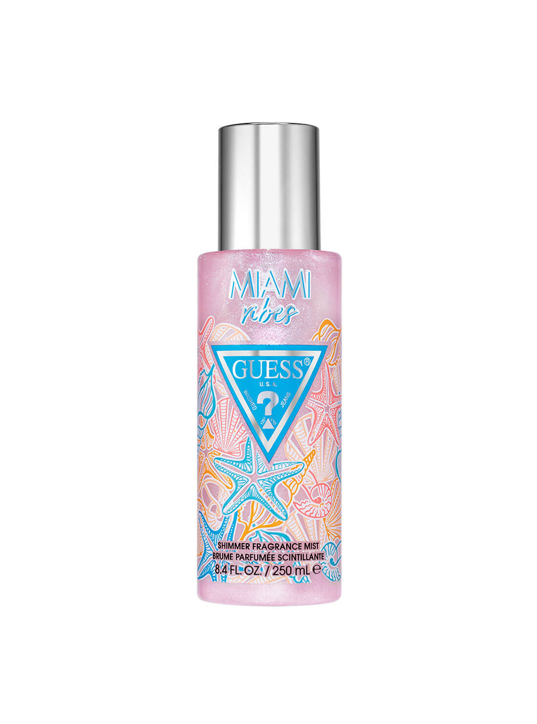 GUESS Womens Miami Shimmer Body Mist 250ml GSF32712 Front View