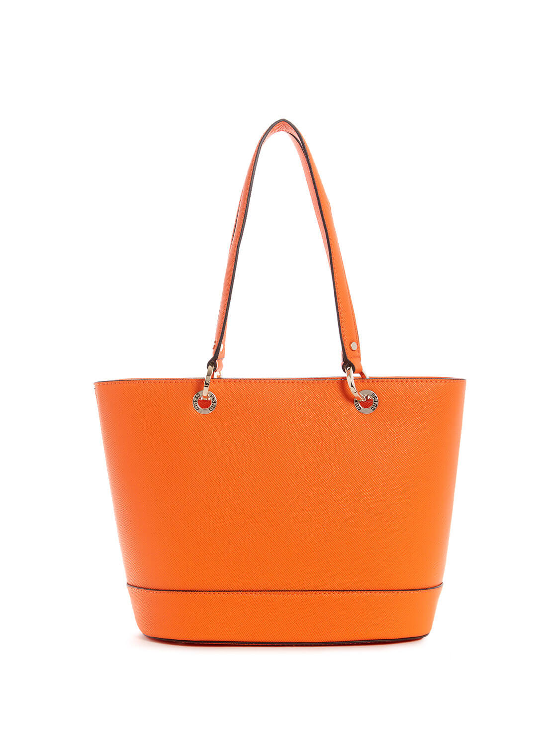 GUESS Womens  Orange Noelle Small Elite Tote Bag ZG787922 Back View