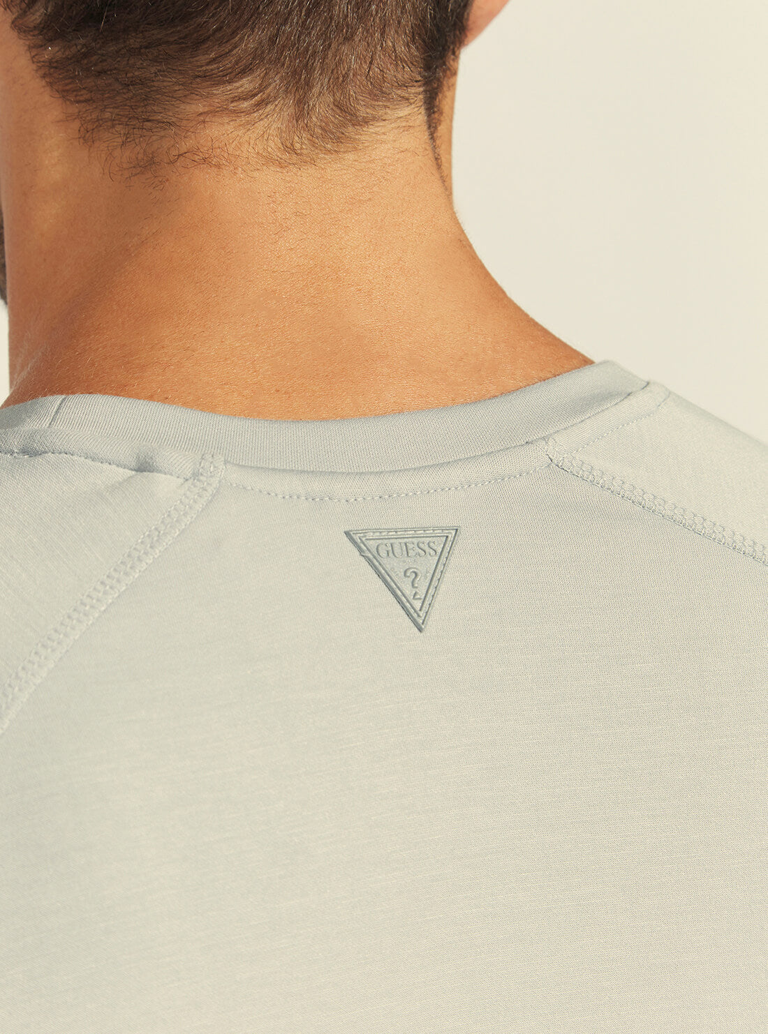 GUESS Mens Grey Rube Pocket T-Shirt U1BA51DL006 Back Detail View