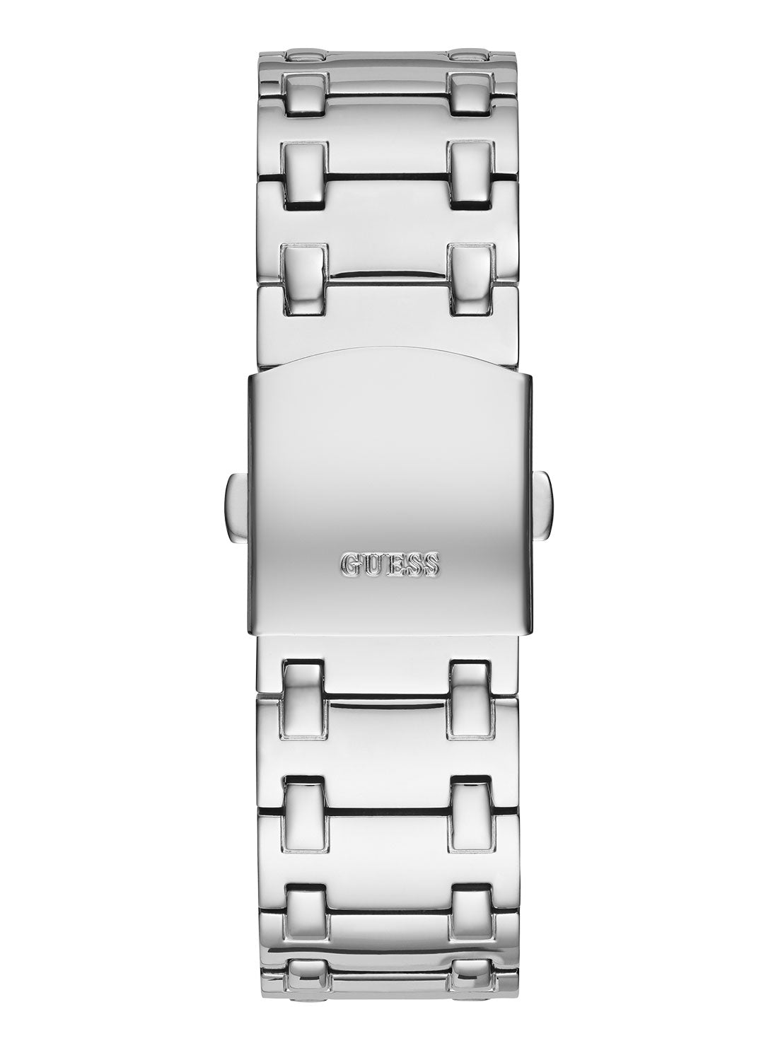 GUESS Mens Silver Momentum Watch GW0419G1 Back View