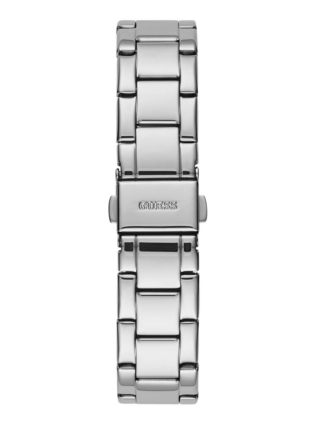 GUESS Women's Silver Quattro G Logo Sugar Watch GW0001L1 Back View