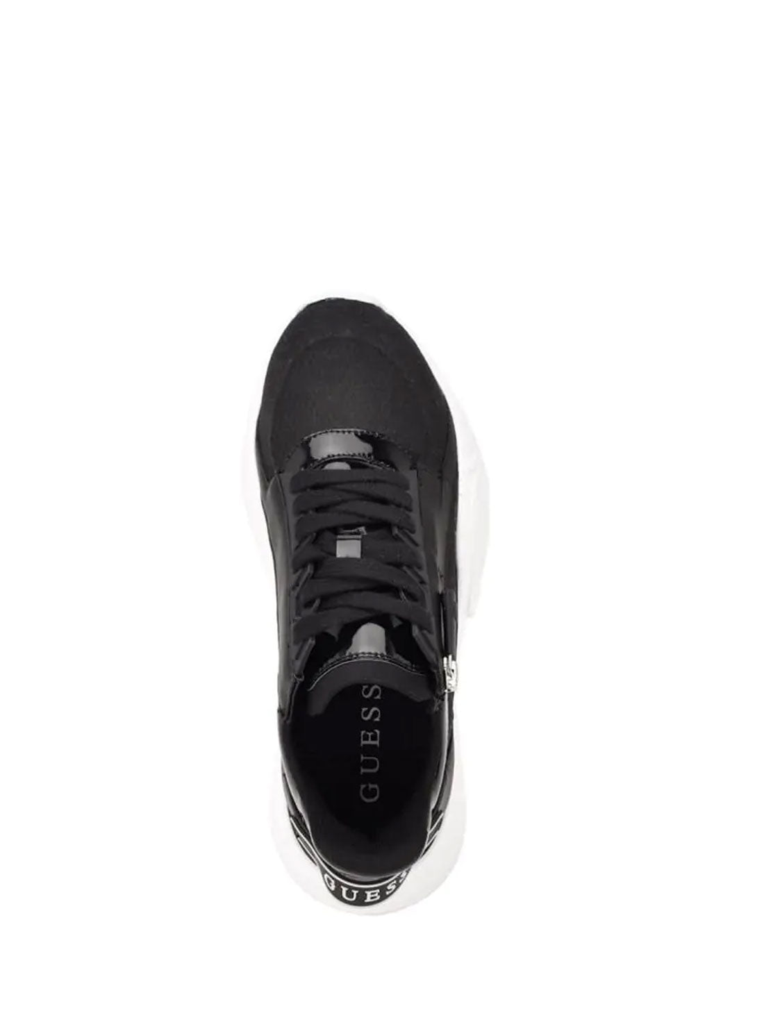 GUESS Women's Black Sporty Bailian SneakersBAILIAN2 Top View