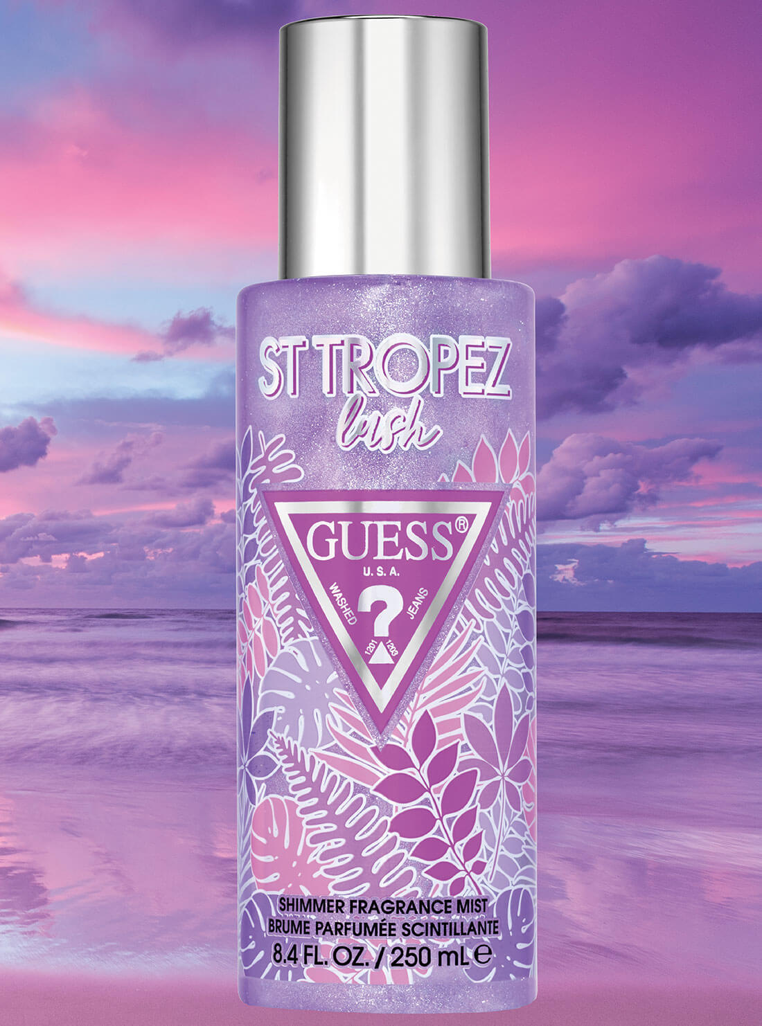 GUESS Womens St Tropez Shimmer Body Mist 250ml GSF32714 Lifestyle Image